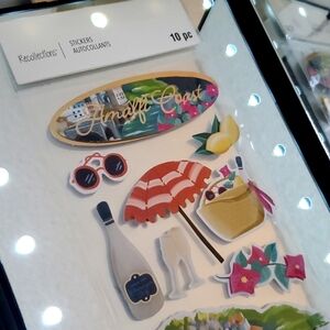 186◼️RECOLLECTIONS AMALFI COAST STICKERS